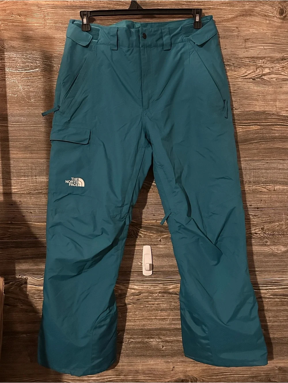 EUC! The North Face Men's Teal Cargo Ski Pants